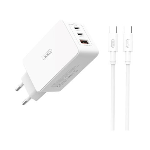 XO CE13 Kućni punjač 65W Gan + Type C kabl 1m ( 0334 ) Cene