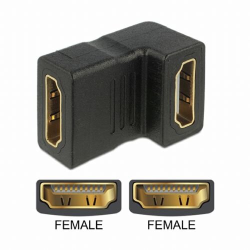 Delock adapter hdmi ž - hdmi ž 19-pin kotni Slike