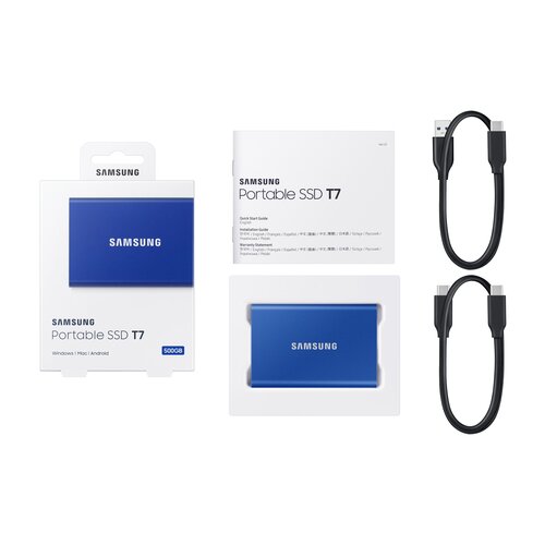 Samsung Portable SSD T7 500GB MU-PC500H eksterni hard disk Slike