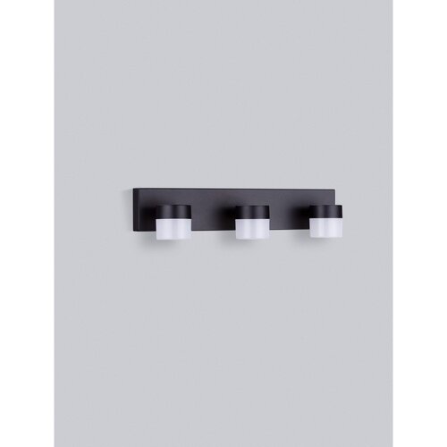 Nova Luce Mat črna aluminijasta LED stenska svetilka Teko &amp;ndash; Slike