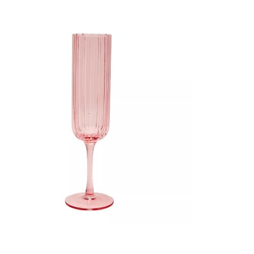 Widdop &amp;amp; Co. Hestia - Ča&amp;scaron;e set 2 - Hestia, Bright Pink Scalloped, Champagne Slike