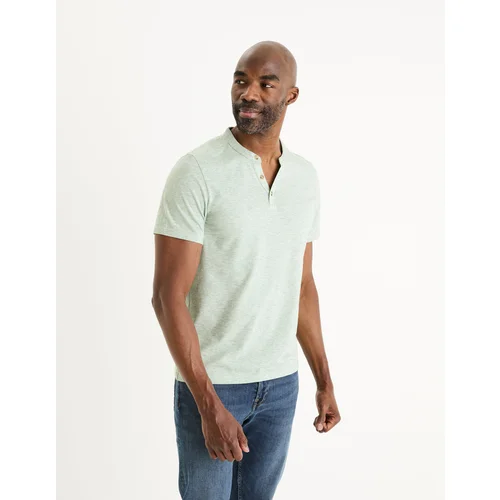 Celio T-shirt henley Cegeti - Men's