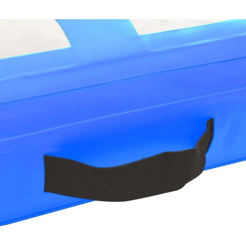 vidaXL Napihljiva gimnastična podloga s tlačilko 60x100x15 cm modra Cene