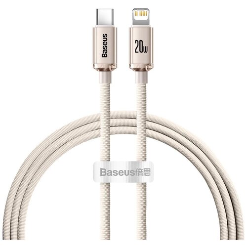 Baseus usb kabal  crystal shine usb-c na lightning 1,2m 20W roze Cene