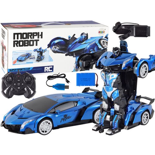 Lean Toys Avto robot na daljinsko vodenje modra Cene