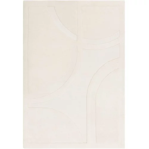Asiatic Carpets Bijeli vuneni tepih 200x290 cm Olsen –