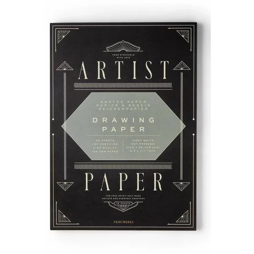 Printworks Blok za crtanje Artist Paper A4