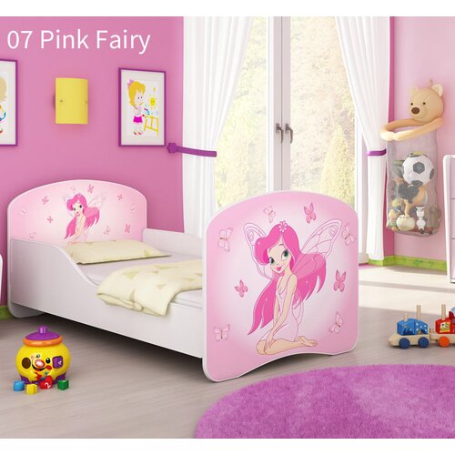  Dječji krevet ACMA s motivom 140x70 cm 07 Pink Fairy Cijene