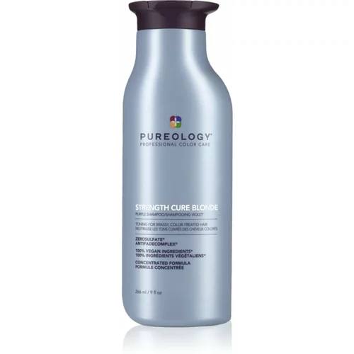 Pureology Strength Cure Blonde ljubičasti šampon za plavu kosu za žene 266 ml