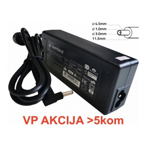 Gembird NPA90 195 4620 HP14 punjač za laptop 90W 19.5V 4.62A, 4.5x3.0mm blue PIN 917 Slike