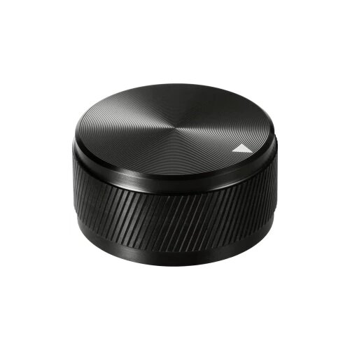 TRU COMPONENTS TC-11654300 okretni gumb s gumbom za obilježavanje crna (Ø x V) 34 mm x 17 mm aluminij 1 St. Cijene