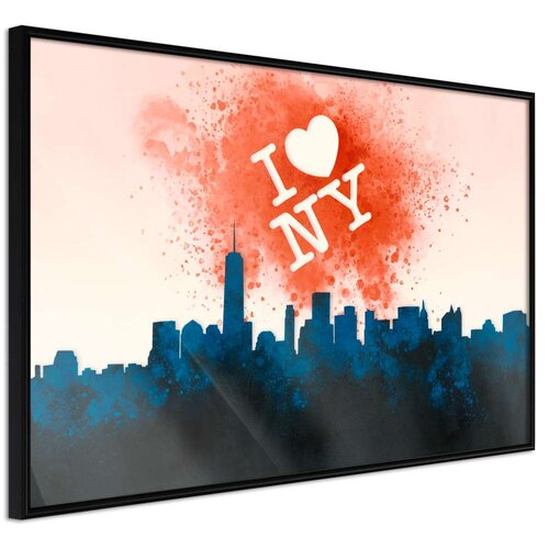  Poster - Inscription Above the City 45x30 Slike