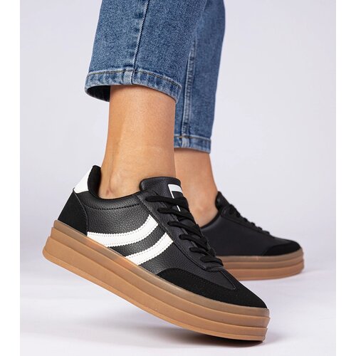 Gemre Black women's platform sneakers Melly Cijene