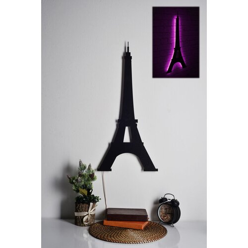 Wallity zidna led dekoracija eiffel tower, 35 x 47 x 3.5 cm, 23.52 w, roze, 3 komada Slike