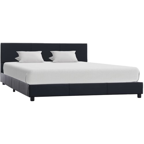  Okvir za krevet od umjetne kože crni 120 x 200 cm Slike