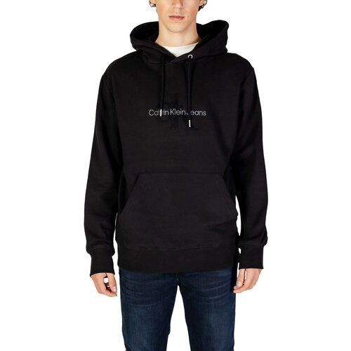 Calvin Klein Jeans Puloverji CHENILLE MONOLOGO J30J326637 Črna Slike