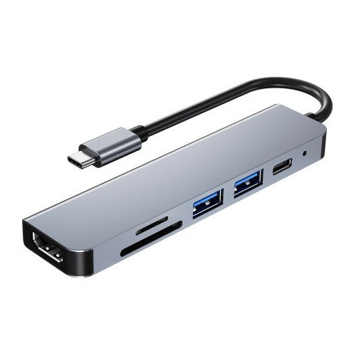 Adapter-konverter USB Tip C 3.1 na HDMI/3xUSB ( 55-075 ) Slike