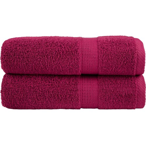 Furnova Premium kopalne brisače SOLUND 2 kosa bordo 100x150 cm 600 g/m2, (21916746) Cene