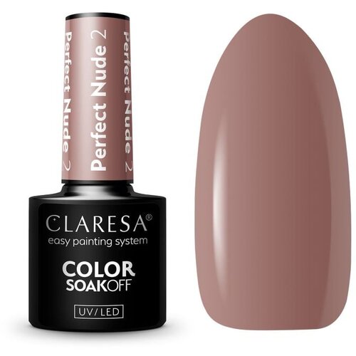 Claresa trajni lak za nokte uv/led Perfect Nude 2 5g Slike