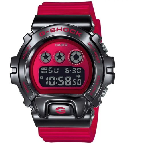 G-shock unisex digitalni ručni sat GM-6900B-4ER crveni Slike