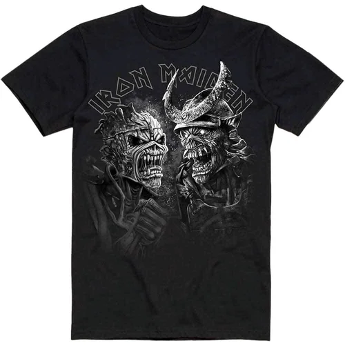 Iron Maiden Košulja Senjutsu Large Grayscale Heads Unisex Black S