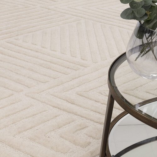 Asiatic Carpets Krem vuneni tepih 120x170 cm Hague &amp;ndash; Slike