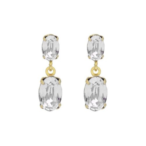 Victoria Cruz gemma crystal gold mindjuše sa swarovski kristalima ( a4511-07dt ) Cene