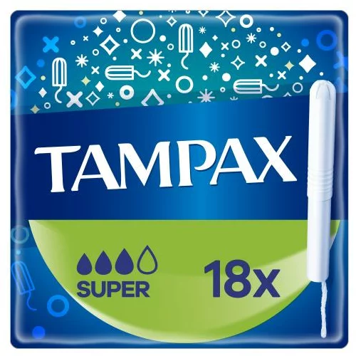 Tampax Non-Plastic Super Set tampon s aplikatorom 18 kom