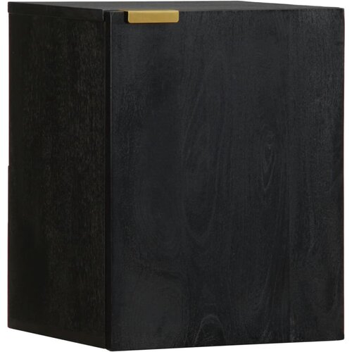 vidaXL Kupaonski viseći ormarić crni 38x33x48 cm od konstruiranog drva Cijene