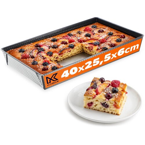 KADAX Pravokotni pekač s premazom proti prijemanju 40x25x6, (5000354163) Cene