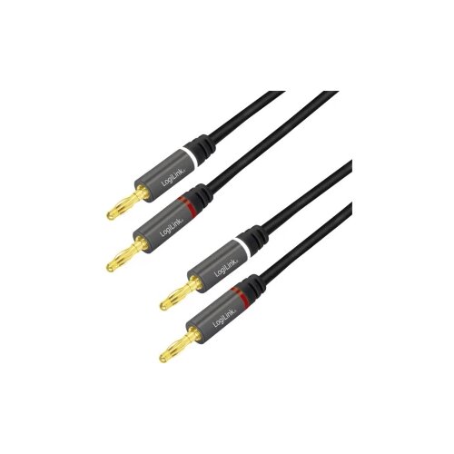 Logilink CA1211 audio priključni kabel 5.0 m crna sa za&scaron;titom, kodiran u boji Cijene