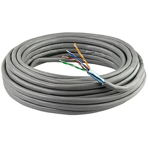 SCHWAIGER Instalacijski mrežni kabel (25 m, Sive boje, Do 1 GBit/s)