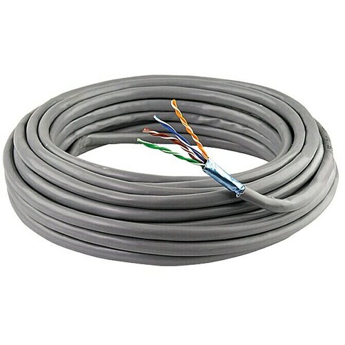 SCHWAIGER Instalacijski mrežni kabel (25 m, Sive boje, Do 1 GBit/s) Slike