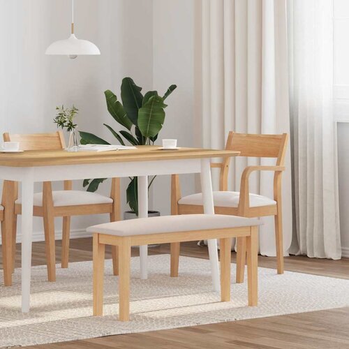 VidaXL klop 90 cmSolid Wood Rubber Slike