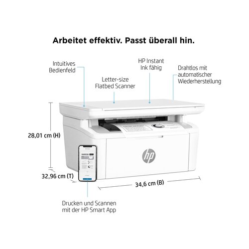 HP MFP LaserJet M140w &amp;scaron;tampač/skener/kopir/wireless 7MD72F Slike