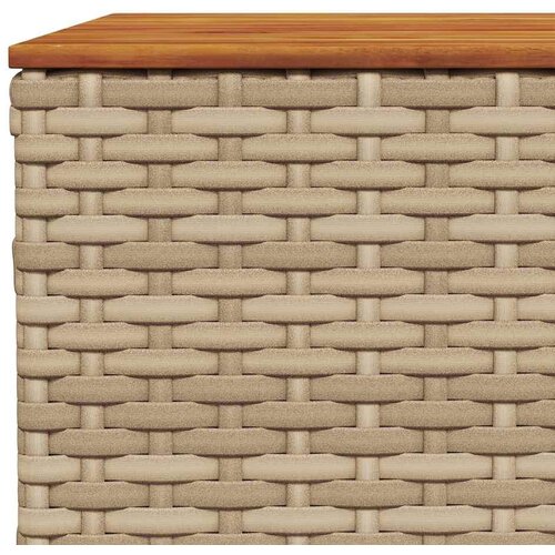 VidaXL 11-dijelni set vrtnih sofa od poliratana s jastucima bež Slike