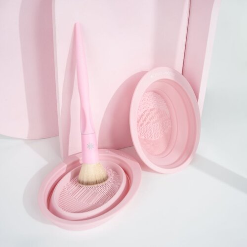Brushworks Silicone Makeup Brush Cleaning Bowl silikonski pripomoček za či&amp;scaron;čenje čopičev 1 kos Slike