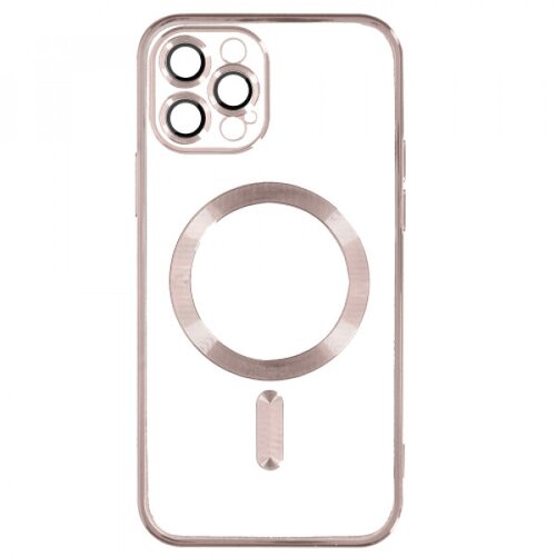 Silikonska futrola magsafe iphone 12 pro roze Slike