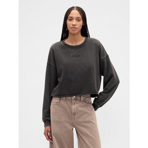 GAP Oversize Crop Sweatshirt Heavyweight - Ladies Cene