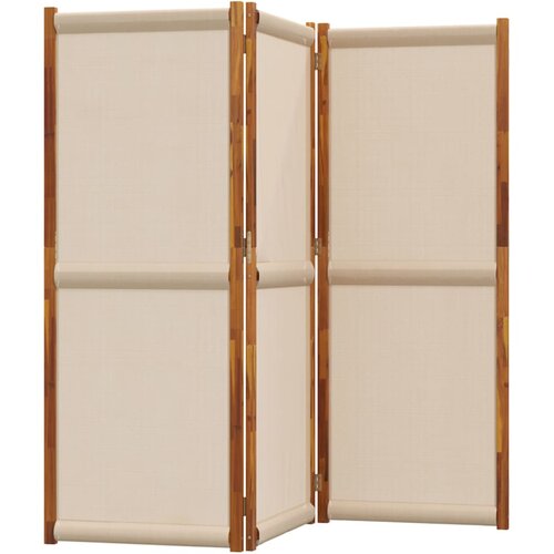  pregrada s 3 panela smeđesiva 210x180 cm Slike