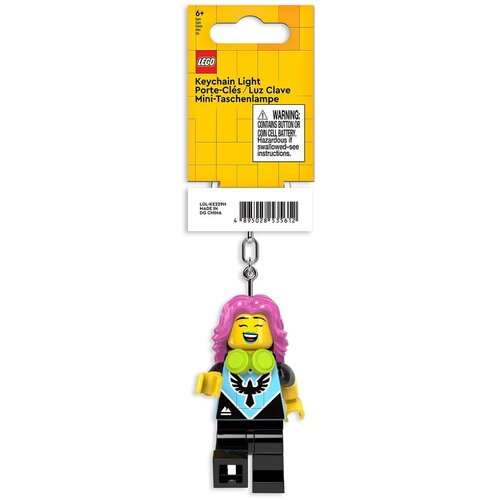 Lego Minifigure privezak za ključeve sa svetlom: Gejmerka ( LGL-KE229H ) Slike