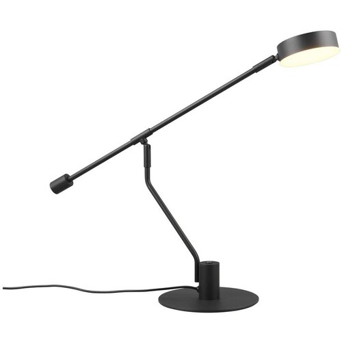  Mat crna LED stolna lampa sa savitljivom konstrukcijom (visina 64 cm) Manduro &ndash; Cijene