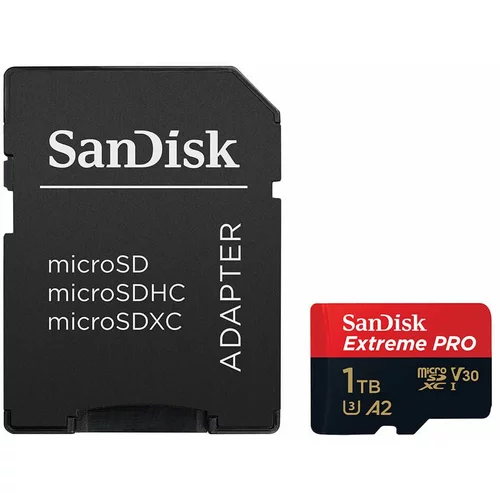 Sandisk Pomnilniška kartica EXTREME PRO microSDXC 1TB 200/140 MB/s UHS-I U3 (SDSQXCD-1T00-GN6MA)