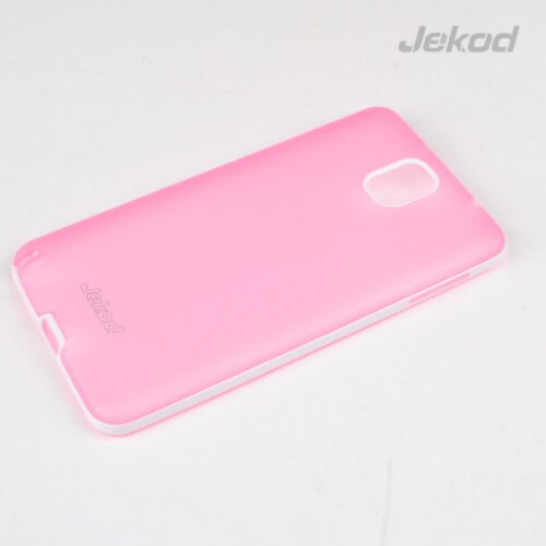 Jekod silikonski ovitek Samsung Galaxy Note 3 N9000 TPU/T pink z okvirjem + Za&amp;scaron;čitna folija Slike