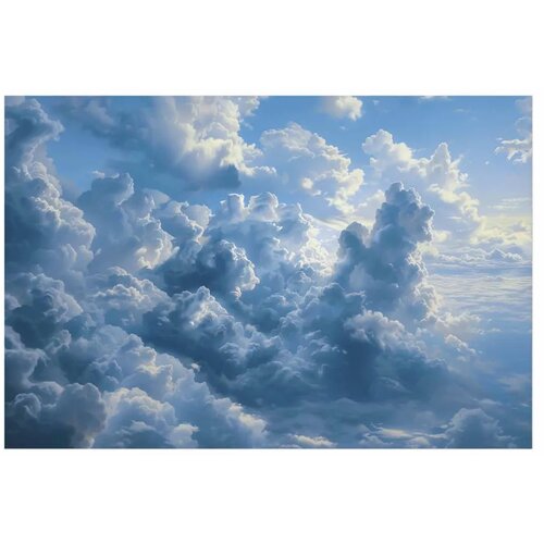  Plakat Ocean in the Air: Waving Clouds Reflecting Morning Light 42x29.7 Cene