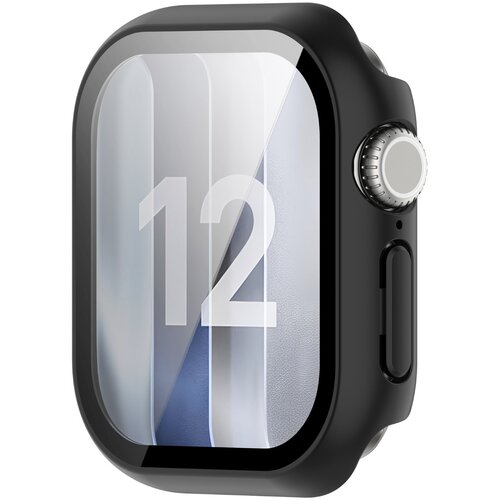 INF PC etui z kaljenim steklom za Apple Watch Series 12, 2 kosa Black, (5000369089) Cene
