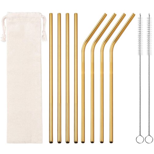 INF 11-delni set slamic iz nerjavečega jekla Gold, (21297180) Slike
