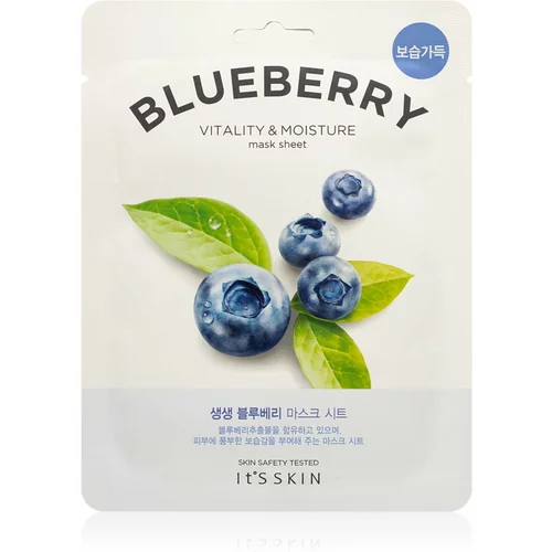 It'S Skin The Fresh Mask Blueberry hidratantna sheet maska s revitalizirajućim djelovanjem 21 g