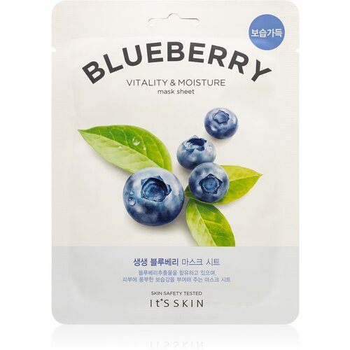 It'S Skin The Fresh Mask Blueberry vlažilna tekstilna maska z revitalizacijskim učinkom 21 g Cene