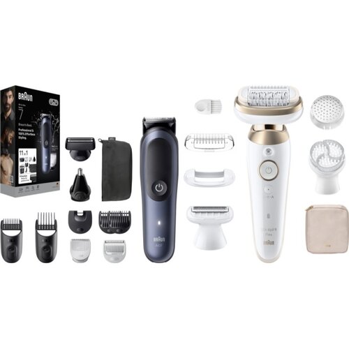 Braun Silk-&eacute;pil 9 & All-In-One Series 7 set za lase in telo Cene